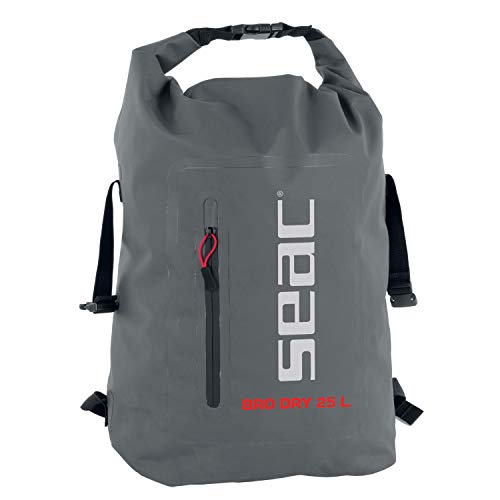 Seac Bro Dry Zaino Impermeabile 33X60X22 Cm, 25 L, Unisex Adulto, Grigio, Taglia Unica