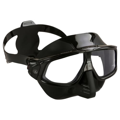 Aqualung Sphera X Maschera Per Adulti, Visione Panoramica A 180° Senza Distorsioni, Lenti Antiappannamento E Antigraffio, Robusta Custodia In Eva, Per