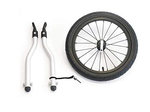 Xlc Fahrradanhänger-3092008011, Rimorchio Per Bicicletta. Unisex-Adulti, Nero, 16 Pollici