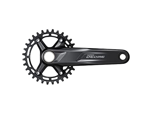 Shimano, Fc-M5100 Deore 1X11S Crankset 30 Teeth X 175Mm Black Unisex Adulto, Nero, One Size