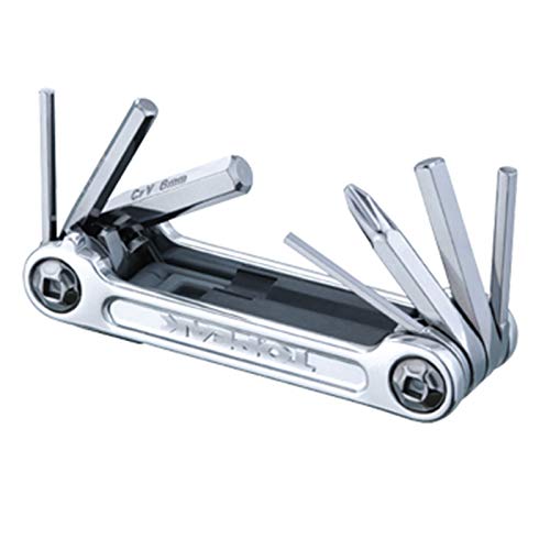 Topeak Mini 9 Pro, Multifantastico Unisex-Adulto, Multitool Silver, 9 Funktionen