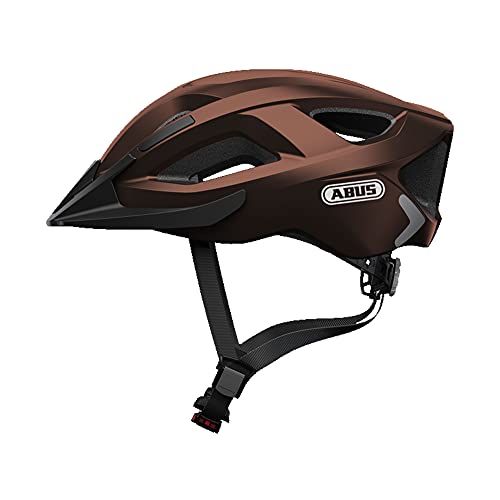 Abus Aduro 2.0 Casco Da Città - Casco Da Bici A Tutto Tondo In Design Sportivo - Adatto Al Traffico Cittadino - Per Uomini E Donne - Rame, Taglia M