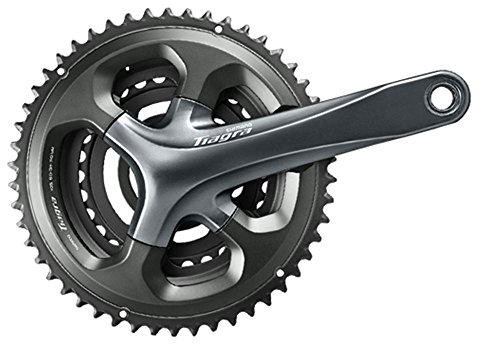 Shimano Tiagra 4703, Guarnitura, Nero, 50/39/30, 170 Mm