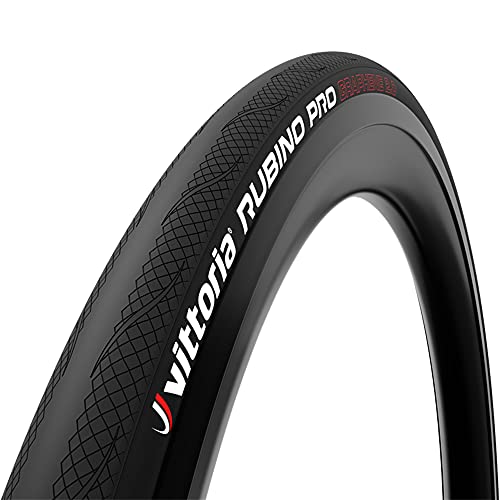 Vittoria Rubino, Copertone Unisex Adulto, Full Black, 700 X 25C