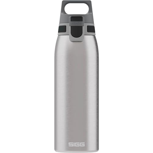 Sigg Shield One Brushed Borraccia Sport 1 L, Argento