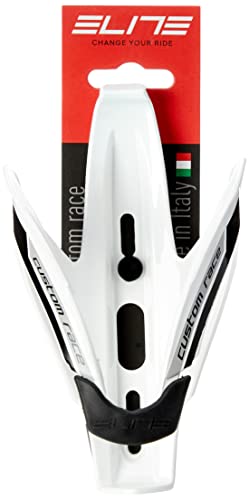 Elite - Porta Borraccia Elite Custom Race Bianco Logo Nero