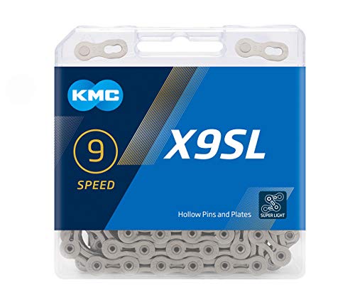 Kmc X9Sl Chain, Catena Unisex Adulto, Silver, 1/2" X 11/128"