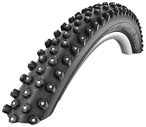 Schwalbe Rigido 361 Chiodi, Ice Spiker Pro Perf, Raceguard Unisex Adulto, Nero, 26X210
