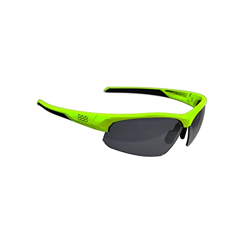 Bbb Cycling - Occhiali Da Sole Unisex Per Ciclismo, Unisex, Con Lenti Intercambiabili, In Policarbonato, Colore: Giallo Neon Opaco, Bsg-58