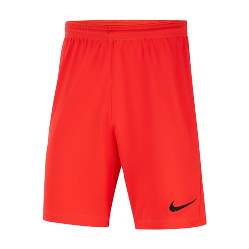 Nike Dri-Fit Park Iii, Pantaloncini Bambino, Cremisi Acceso/Nero, M