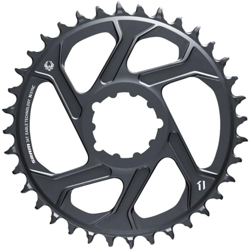 Sram Lunar Grey, Accessorio Corona Direct Mount Sl 11/12 Velocità 3Mm Offset Unisex Adulto, 34 Denti