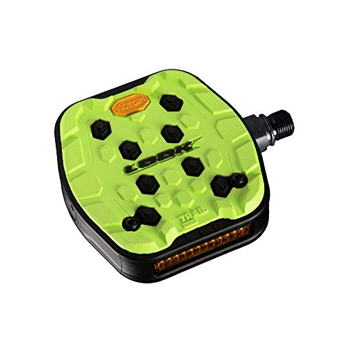 Look Cycle - Pedale Per Bici Trail Grip - Pedale Piatto Con Activ Grip - Massima Aderenza Fuoristrada - Antiscivolo In Gomma Innovativo - Pedale Mtb A