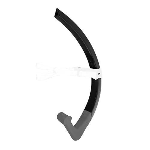 Aquasphere Focus Snorkel, Snorkels Unisex-Adult, Black Grey, Taglia Unica