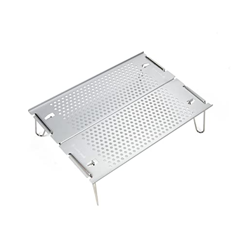 Snow Peak Slv-171 Ozen Solo Tavolo, Alluminio, Argento, 297 X 210 X 85Mm