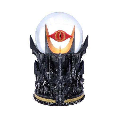 Nemesis Now Licenza Ufficiale Sauron Snow Globe, Lord Of The Ring, Grigio, 18 Cm, Acrylic
