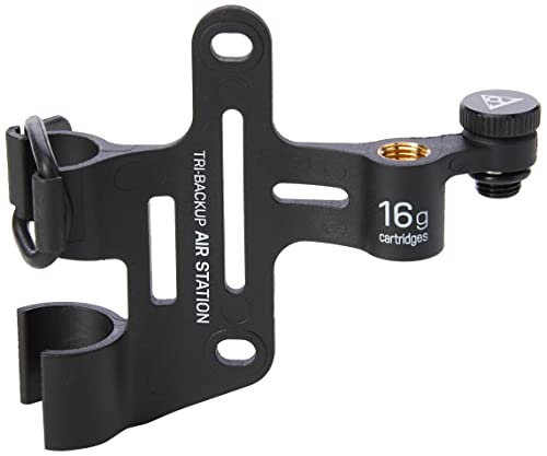 Topeak Tri-Backup Air Station Accessori Bici Ciclismo Unisex Adulto, (Nero), Taglia Unica