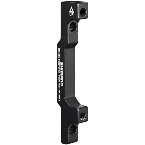 Shimano 4550170897802, Brake Pliers Changer From 180 To 220Mm Post Mount Unisex Adulto, Nero, Front 180 Mm Mount-220 Mm