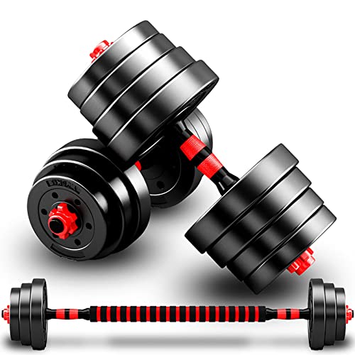 Bcbig Breve Dumbbells- Hometraining Connettore Di Sicurezza Regolabile Kraft Training Fitness Formazione Muscolare Cappotto Corto,Nero,10Kg(5Kg*2)