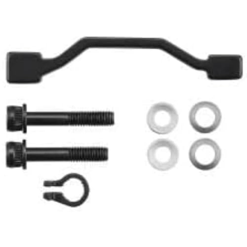 Shimano 4550170897789, Brake Pliers Changer From 203 To 220Mm Post Mount Unisex Adulto, Nero, Front 203 Mm Mount-220 Mm
