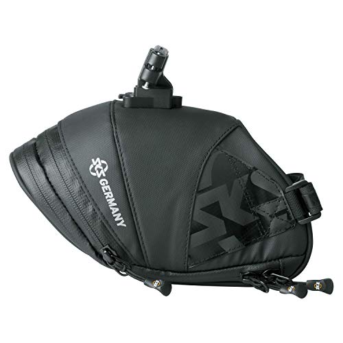 Sks Germany Explorer Click 1800, Accessori Per Biciclette (Borsa Da Sella In Tessuto Gommato, Idrorepellente, Cerniere Laminate Con Easy-Zip Ergonomic