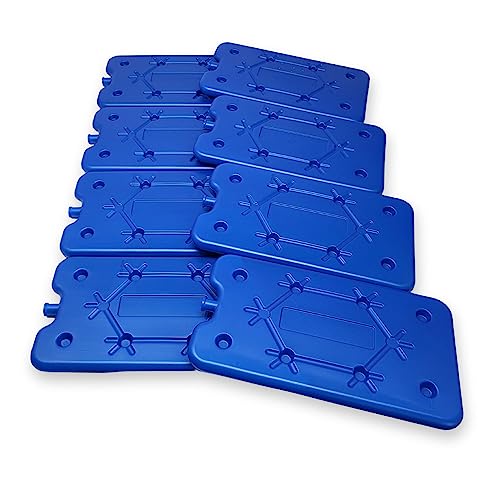Toci Set Di 8 Mattonelle Refrigeranti Da 400 Ml 8 Elementi Refrigeranti Blu Piatti Per Borsa Frigo O Borsa Frigo Mattonelle Di Ghiaccio Sottili Extra 