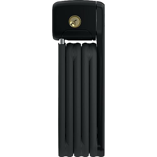 Abus Bordo Lite 6055K Sh Serratura Pieghevole Con Staffa - Lucchetto Per Bici Ultraleggero In Acciaio Speciale Livello Di Sicurezza 7 60 Cm Nero