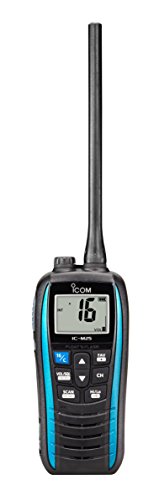 Icom M25 - Ricetrasmettitore Vhf Palmare Nautico, Impermeabile, Blu