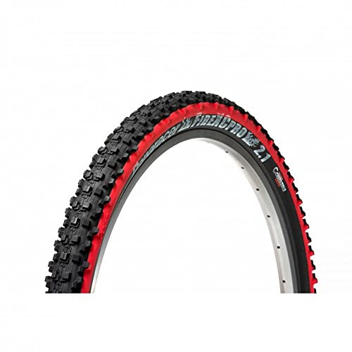 Panaracer Fire Xc Pro Tubeless Compatible Folding Tyre, Pneumatico Unisex-Adulto, Nero/Rosso, 26 X 2.10