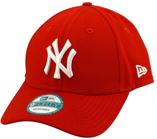 New Era New York Yankees, Cappellino Snapback, Uomo, Taglia Unica, Rosso (Scarlatto)