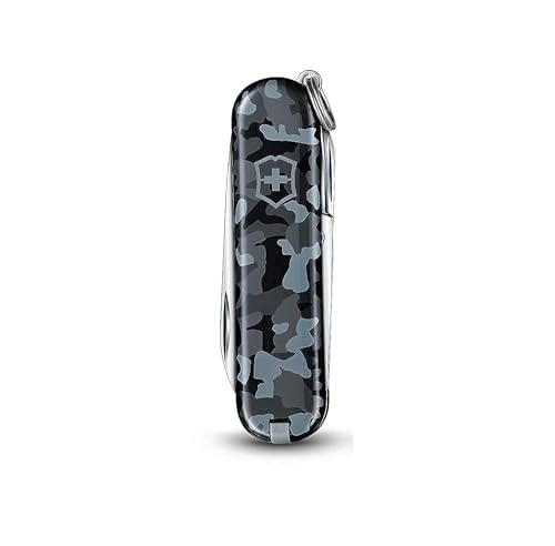 Victorinox , Unisex Adulto, 0 Classic Navy Camouflage Small Blu, S