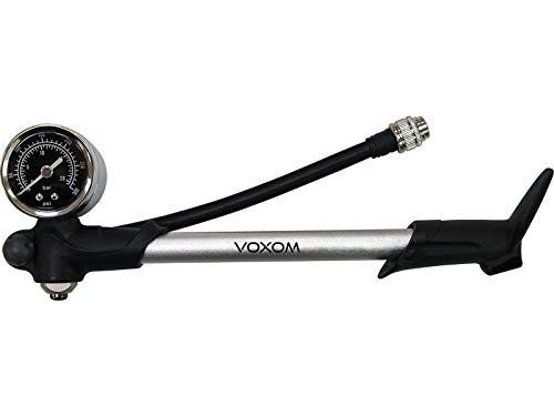 Voxom Uni Della Forcella/Microshock Pu7 300Psi Pompa D' Aria, Colore: Nero/Argento, One Size