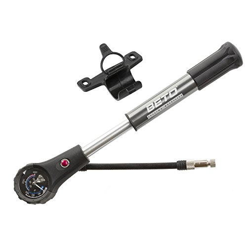 Beto Pneumatico & Shock Cnc In Lega Mini Bike Pump 300Psi Presta E Schrader Dual