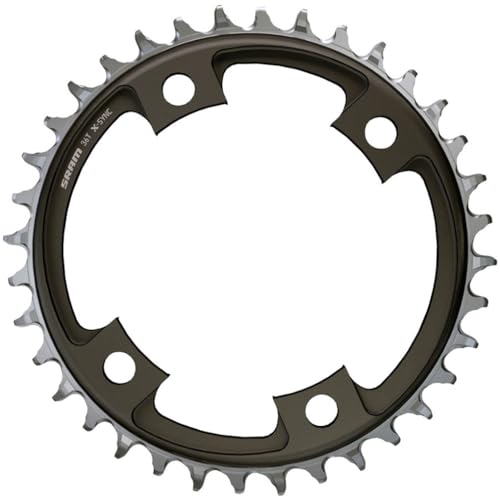 Sram Accessorio Force1 Axs Corona 12 Velocità Nero Bcd 107Mm Unisex Adulto, Blast Black, 42 Denti