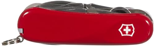 Victorinox, Coltellino Svizzero Evolution 28 (23 Funzioni, Presa Ergonomica, Lima Per Metalli), Rosso