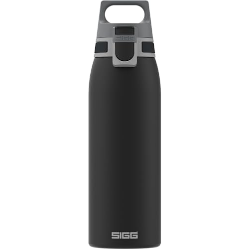 Sigg Shield One Black Borraccia Sport (1.0 L), Bottiglia Acqua Privadi Sostanze Inquinanti E A Provadi Perdita, Borraccia Acciaio Inossidabile Con One