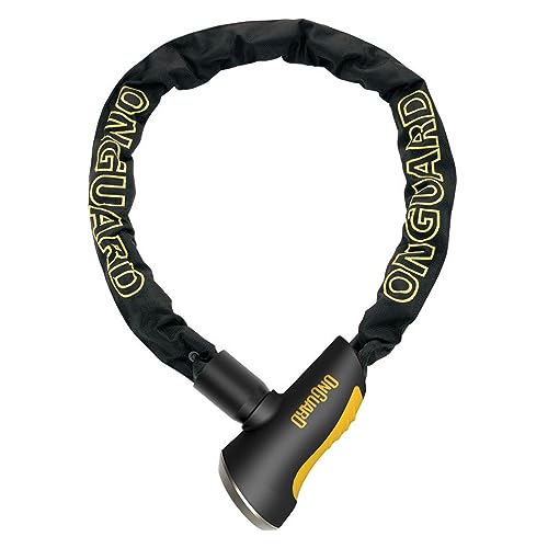 Onguard Mastiff X2P, Catena Con Lucchetto. Unisex Adulto, Nero, 11.0X1.0 Cm