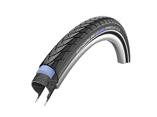 Schwalbe Marathon Plus Fahrrad Reifen // 25-622 (28×1,00´´), Ausführung:Schwarz, Drahtreifen