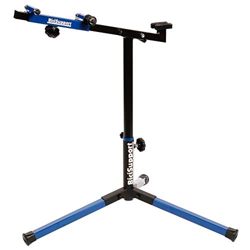 Bicisupport 8054242270952, Team Working Bike Stand + Wheel Bolts Adapters Unisex Adulto, Nero, Taglia Unica
