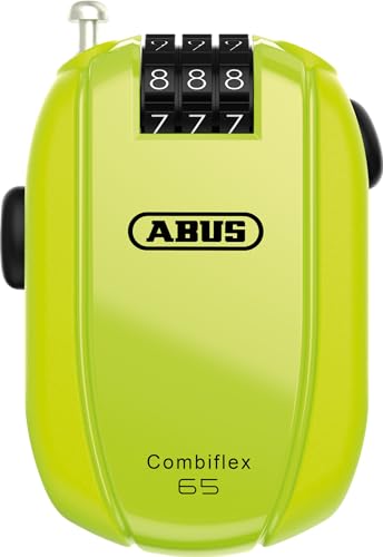 Abus, Antifurto A Cavo Abus Combiflex, Antifurto Per La Sicurezza Di Sci, Caschi, Passeggini E Bagagli, Trip 65, Lunghezza 65 Cm, Spessore 3 Mm, Con C