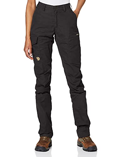 Fjällräven Karla Pro Trousers Curved W, Pantaloni Sportivi Donna, Dark Grey, 36