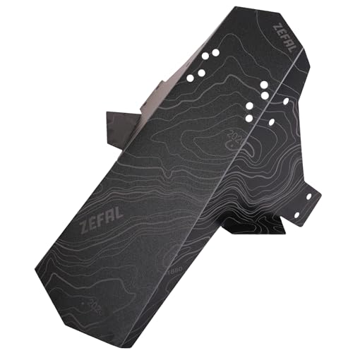 Zefal Deflector Lite Rear, Parafango Anteriore Mtb Unisex Adulto, Nero, Universale