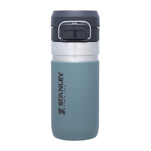 Stanley Quick Flip Borraccia Termica 0.47L Shale - Borraccia Acciaio Inossidabile - Bottiglia Acqua Senza Bpa - Compatibile Con Portabevande - Lavabil