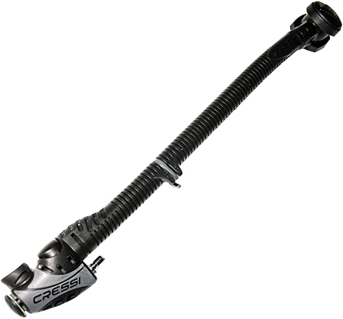 Cressi Bcd (By Pass + Hose), Inflator Completo Per Equilibratore Idrostatico Unisex Adulto, Nero, Unica