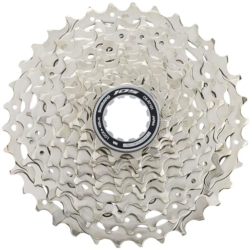 Shimano 4550170822668, Cassetta 12V. 105 Cs-R7100 11-34 Unisex-Adult, Multi-Coloured (Multi-Coloured), One Size