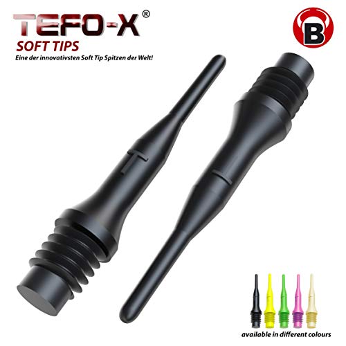 Bulls Tefo-X, Suggerimenti Softdart Unisex, Nero, M