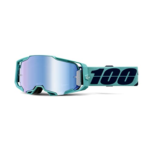 100% Maschera Armega Esterel, Mirror Blue Lens, Occhiali Unisex Adulto, Taglia Unica