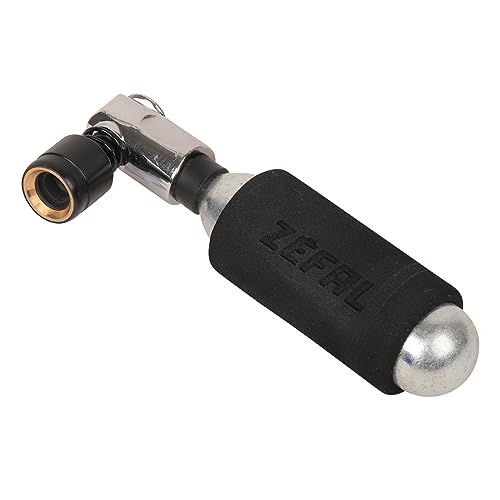 Zefal Ez Big Shot Gonfiatore Co² + Cartuccia 16 G – Compatto, Leggero, Veloce E Senza Sforzo - Nero E Argento