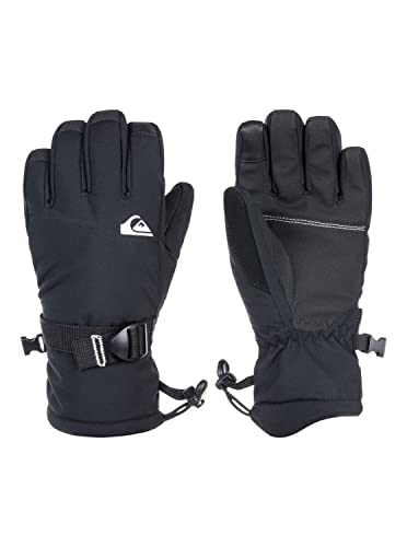 Quiksilver Mission-Muffole Da Snowboard/Sci Da Ragazzo 8-16, Bambino, True Black, M
