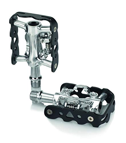 Xlc 2501820820, Pedali Per Sistema Pd-S20 Unisex-Adult, Nero, Argento, One Size