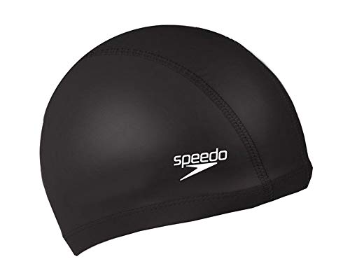 Speedo Unisex Adulto Pace Cap Cuffia Da Nuoto, Nero, Taglia Unica